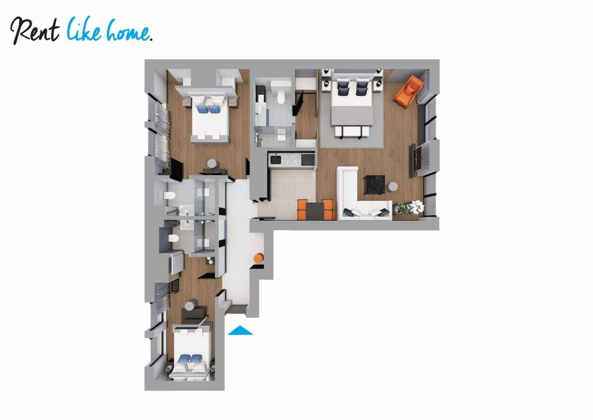 Rent Like Home - Deo Plaza Wyspa Spichrzow Γκντανσκ Εξωτερικό φωτογραφία